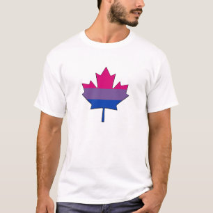 Bisexualität Stolz Ahornblatt T - Shirt