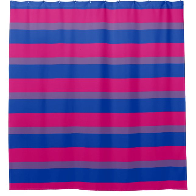 Bisexualität stolz Flagge Duschvorhänge Duschvorhang (Vorderseite)