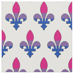 Bisexualität Stolz-Fleur-de-lis-Stoff Stoff
