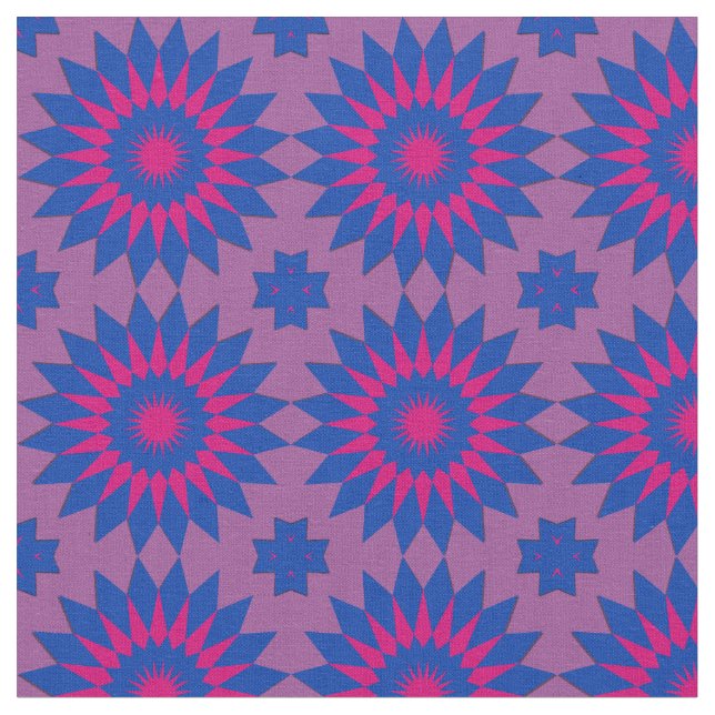 Bisexualität - Stolz / lila Blume Stoff (Nahaufnahme)