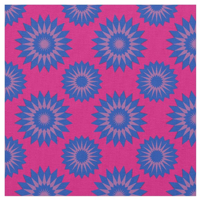 Bisexualität - Stolz / rosa Blume Stoff (Nahaufnahme)