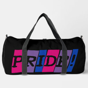 Bisexualitäts-Stolz-Textschild  Duffle Bag