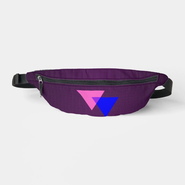 Bisexualitätssymbol  bauchtasche (Vorderseite)