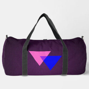 Bisexualitätssymbol duffle bag