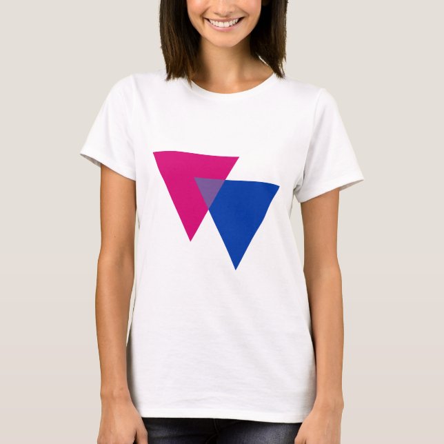 Bisexuality-Symbol T-Shirt (Vorderseite)