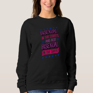 Bisexuell auf den Straßen und auch bisexuell in de Sweatshirt