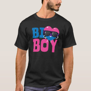 Bisexuell Bi Stolz Flagge Herz Bi Junge T-Shirt