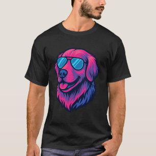 Bisexuell Bi-Stolzflagge Farben Golden Retriever L T-Shirt