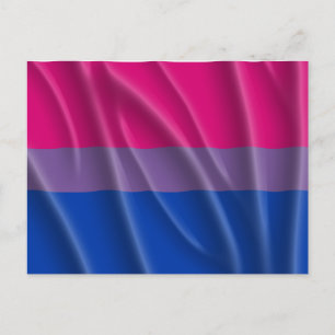 BISEXUELL FLAGGE WEHEND -.png Postkarte
