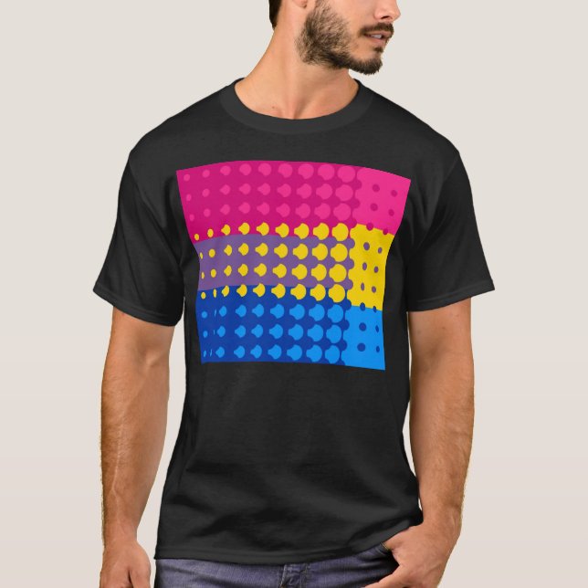 Bisexuell/Pansexual (Entwurf 1) T-Shirt (Vorderseite)