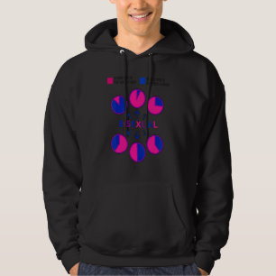 Bisexuelle Bi-Pride-Flag-Pie-Diagramm Attraktion f Hoodie
