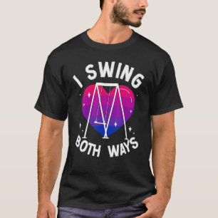 Bisexuelle Bi Pride Flag Swing I Swing auf beide A T-Shirt