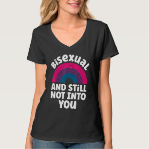 Bisexuelle Bi-Pride-Flagge Regenbogen Bisexuell un T-Shirt