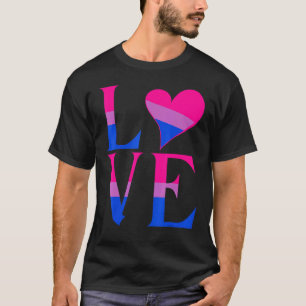 Bisexuelle Bi Prilag Liebe Unterstützung Männer Ju T-Shirt