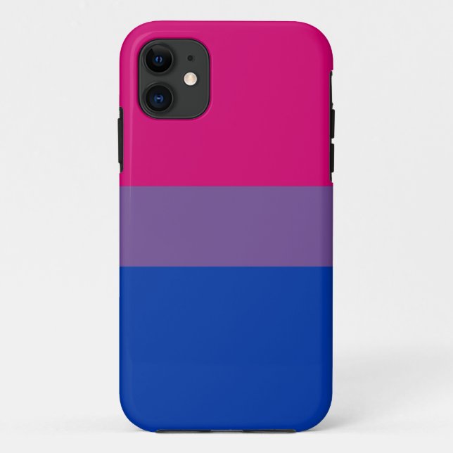 Bisexuelle Bi-Stolz-Flagge Case-Mate iPhone Hülle (Rückseite)
