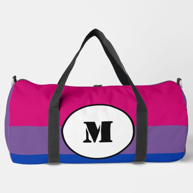 BiSexuelle-Fahne Duffle Bag (Vorderseite)