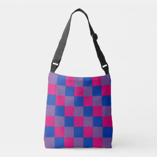 Bisexuelle Farben Schachbrettmuster Tasche