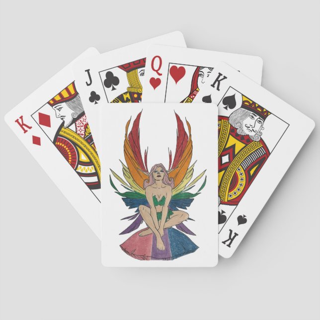Bisexuelle Fee Spielkarten (Rückseite)