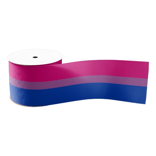 Bisexuelle Flag & Prix Community/Geschlechterflagg Ripsband (Spule)