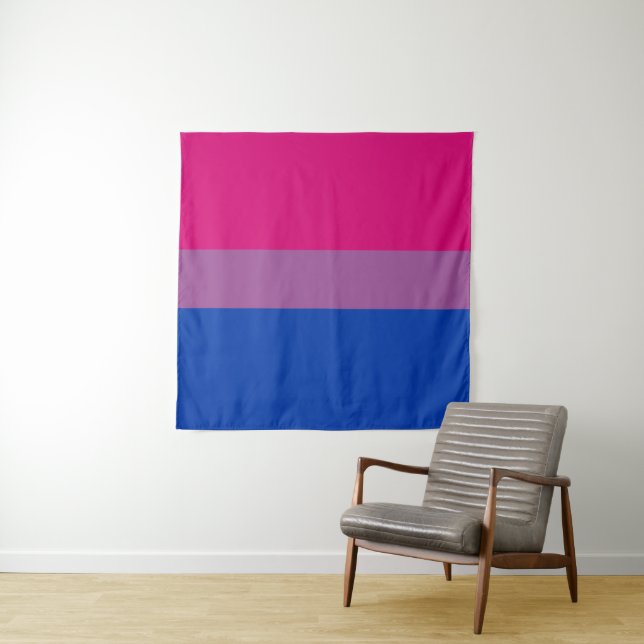 Bisexuelle Flagge 57 x 57 Wandteppich (Beispiel (Horizontal))