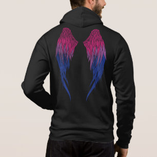 Bisexuelle Flagge - Engel Wings Hoodie