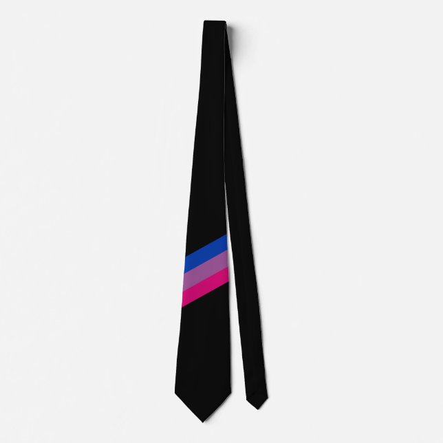 Bisexuelle Flagge Krawatte (Vorderseite)