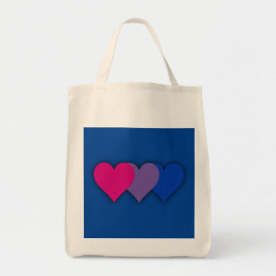Bisexuelle Flagge Poster Tragetasche