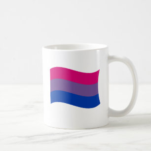 BISEXUELLE FLAGGE SCHWENKEND TASSE