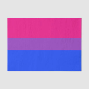 Bisexuelle Flagge Seidenpapier