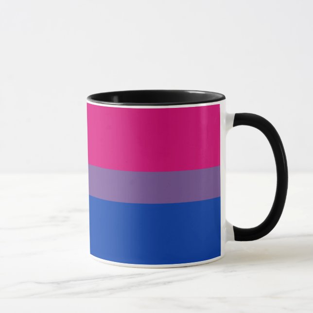 Bisexuelle Flagge Tasse (Rechts)