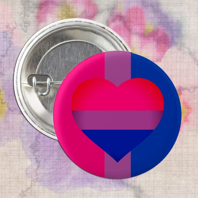 Bisexuelle Flaggen Herz- und Priestergemeinde/Gesc Button (Von Creator hochgeladen)
