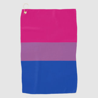 Bisexuelle Golf-Community für Flag & Pride-Liebe / Golfhandtuch