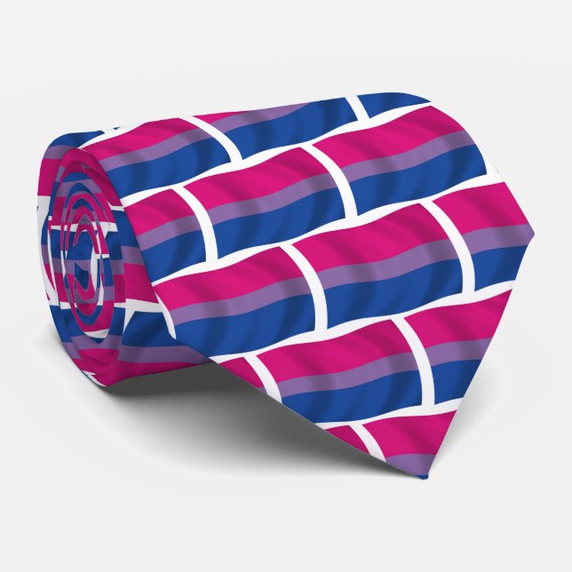 Bisexuelle Krawatte der Flagge (Gerollt)