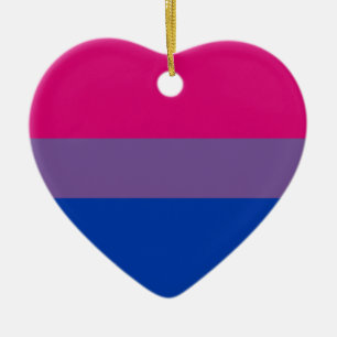 Bisexuelle LGBT Stolz-Regenbogen-Flagge Keramikornament