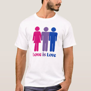 Bisexuelle Liebe ist Liebe männlich T-Shirt
