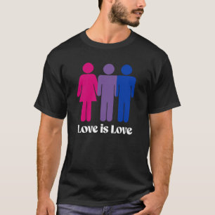 Bisexuelle Liebe ist Liebe männlich T-Shirt
