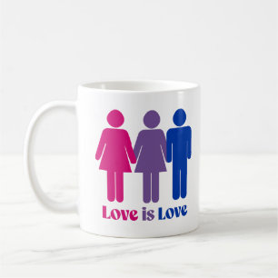 Bisexuelle Liebe Liebe Weiblich Kaffeetasse