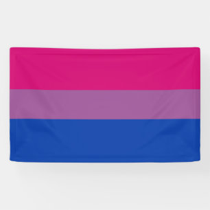 Bisexuelle Pride-Flagge Banner