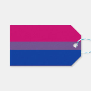 Bisexuelle Pride-Flagge Geschenkanhänger