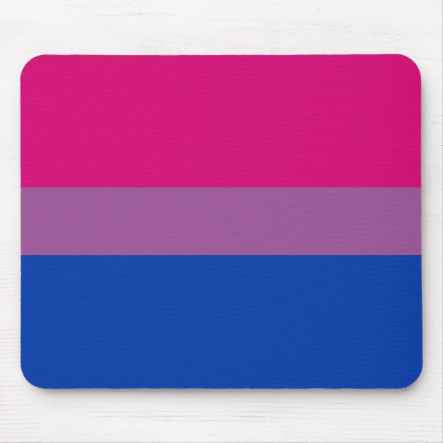 Bisexuelle Pride-Flagge Mousepad (Vorne)