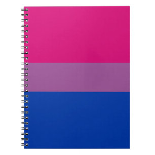 Bisexuelle Pride-Flagge Notizblock