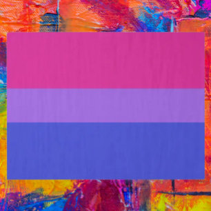 Bisexuelle Pride-Flagge Seidenpapier