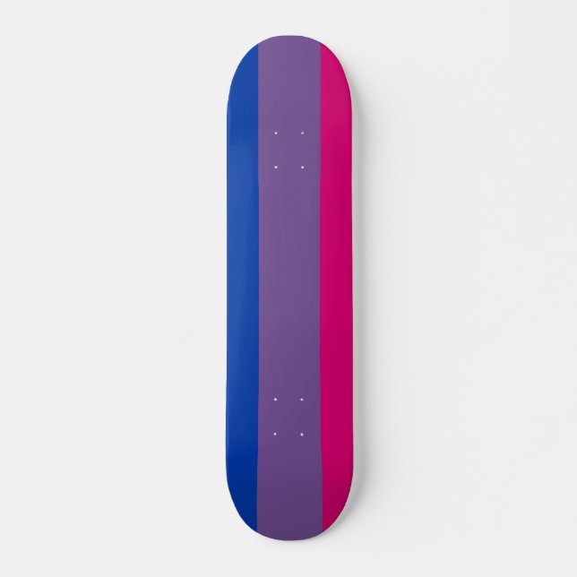 Bisexuelle Pride-Flagge Skateboard (Vorne)