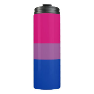 Bisexuelle Pride-Flagge Thermosbecher