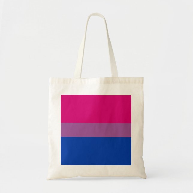 Bisexuelle Pride-Flagge Tragetasche (Vorne)