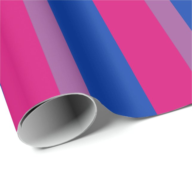 Bisexuelle Pride-Flagge Vertikal Geschenkpapier (Rolleneckpunkt)
