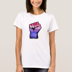 Bisexuelle Protestfäuste T-Shirt