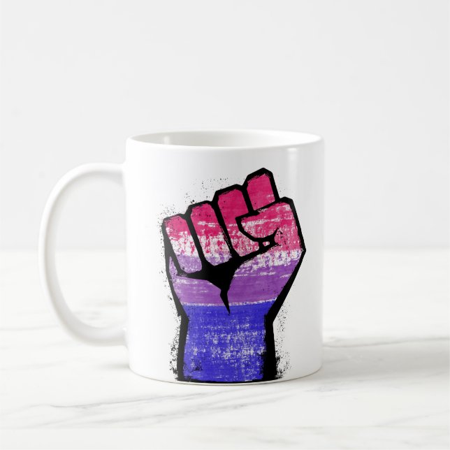 Bisexuelle Protestkaffee-Tasse Kaffeetasse (Links)