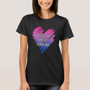 Bisexuelle sind nicht verwirrt Herzinfarkt T-Shirt