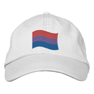 Bisexuelle Stolperflagge bestickte Baseballkappe